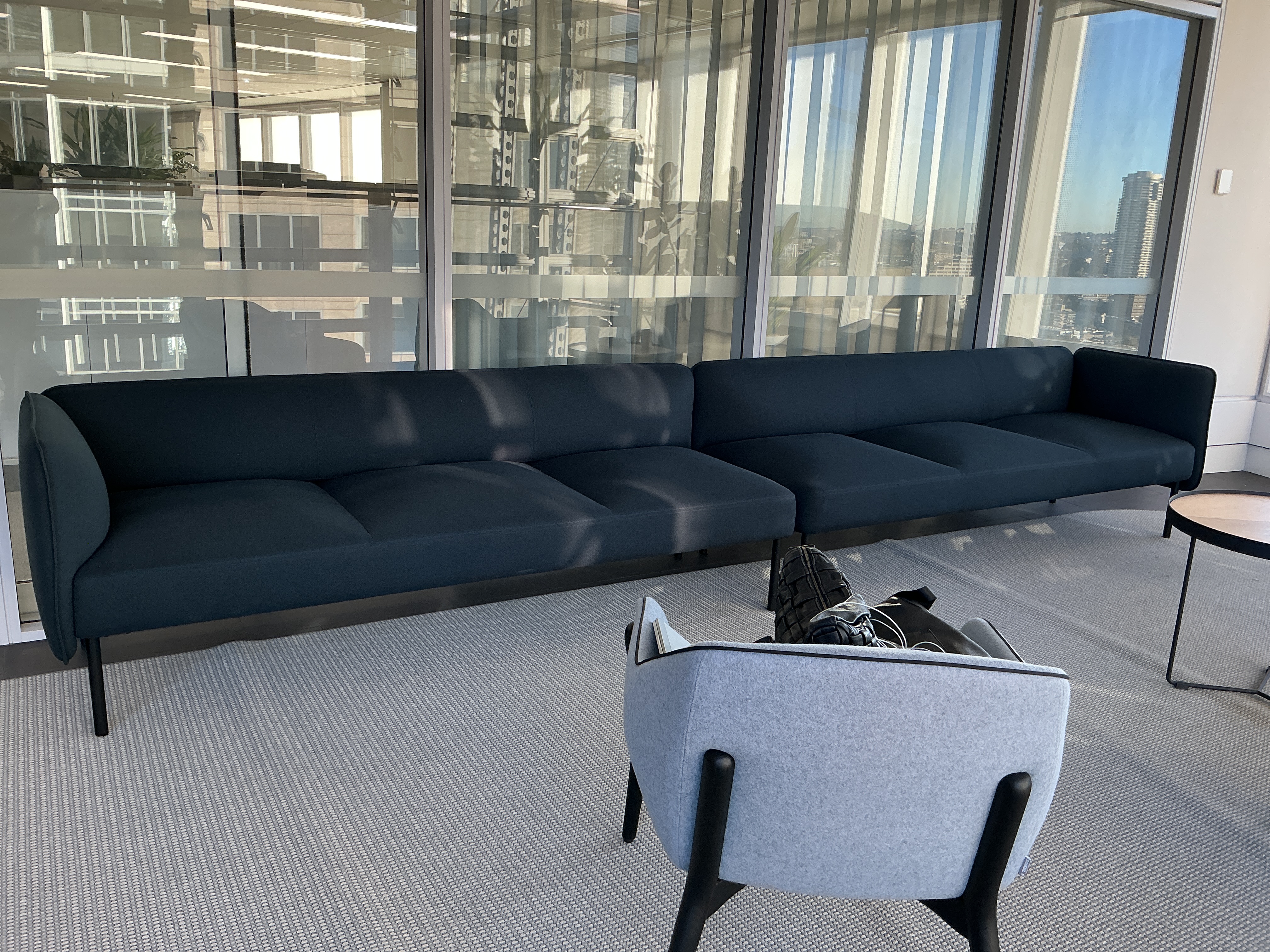 Ross Gardam Adapt Modular Lounge, high-back navy