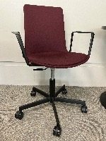 Enea Lottus Office Chair - Red Wine