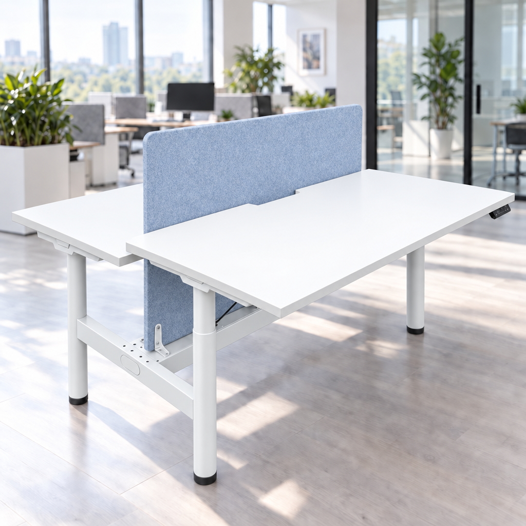 UPpy Pro Back to Back Sit Stand Desk alternate view