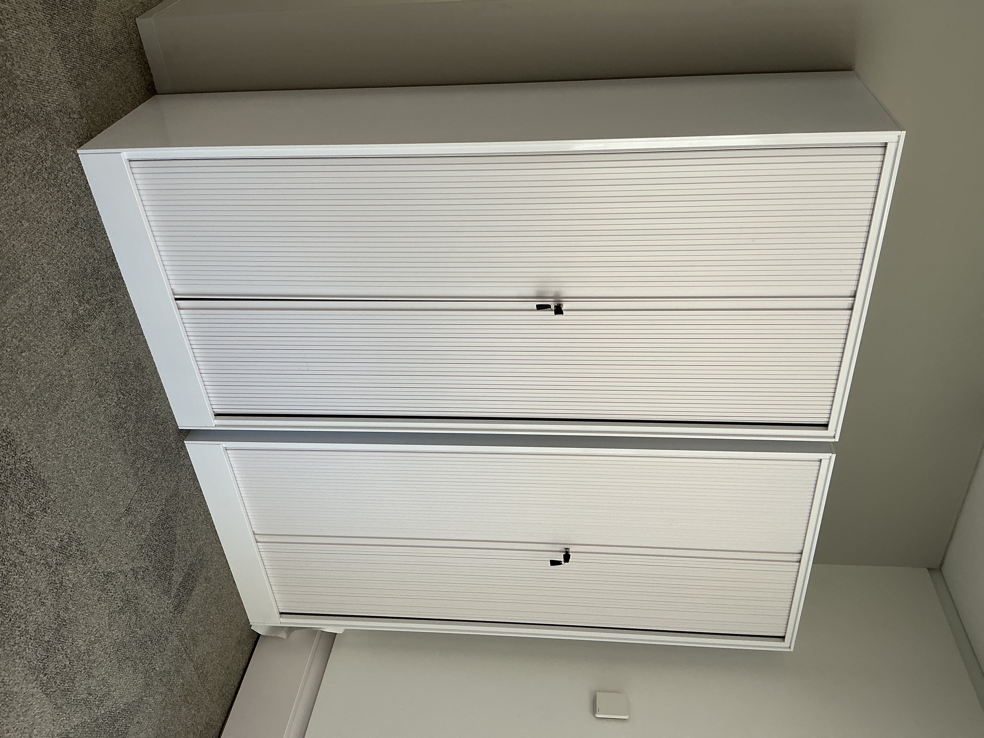 Used Full Size Tambour Cabinets (4-6 shelves)