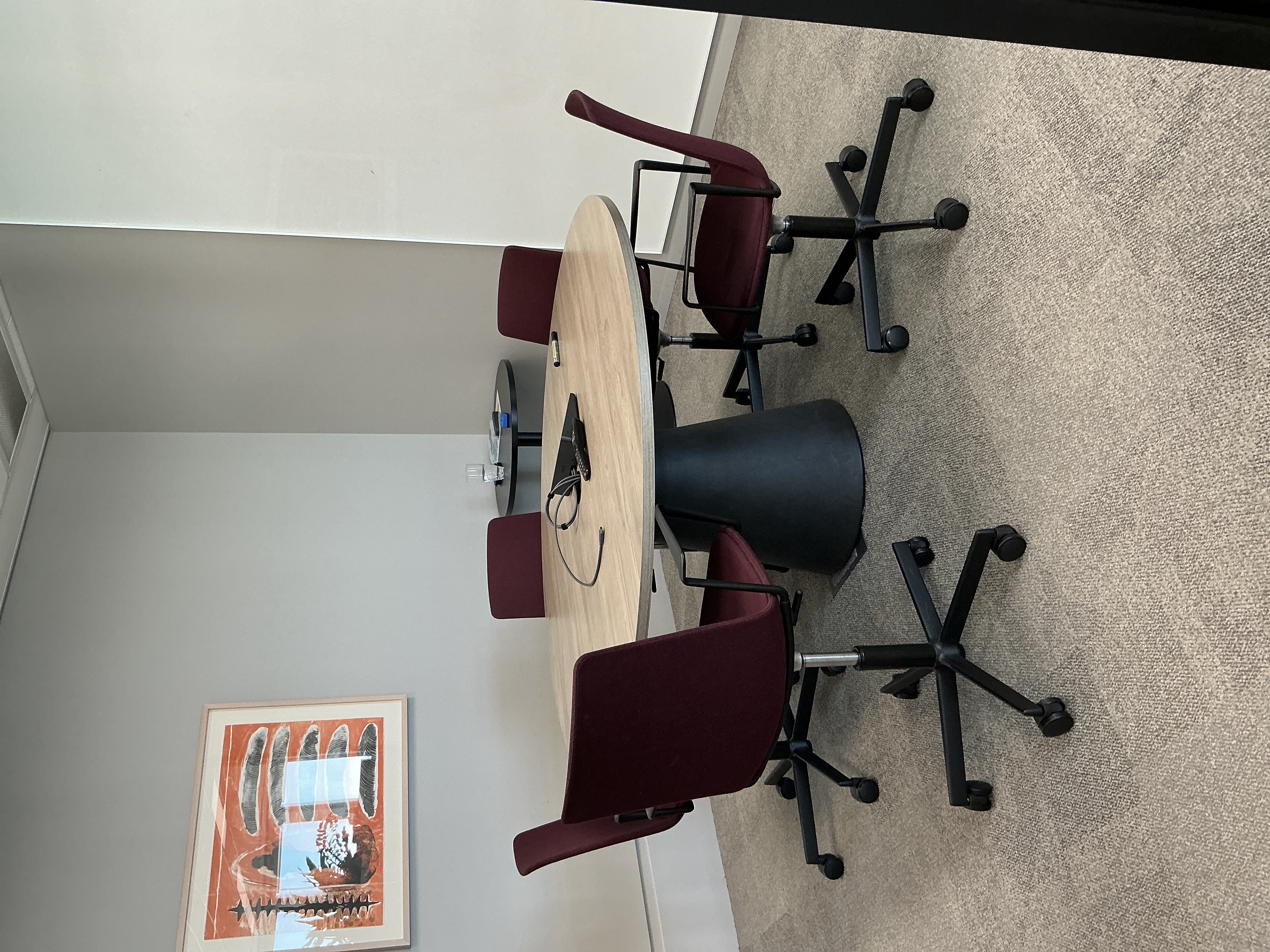 Enea Lottus Office Chair - Red Wine