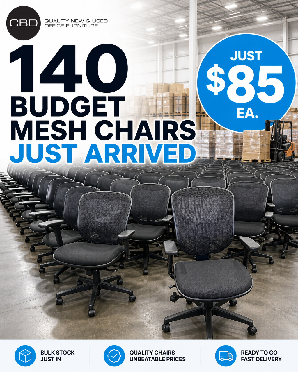 Budget Mesh Ergonomic Chairs