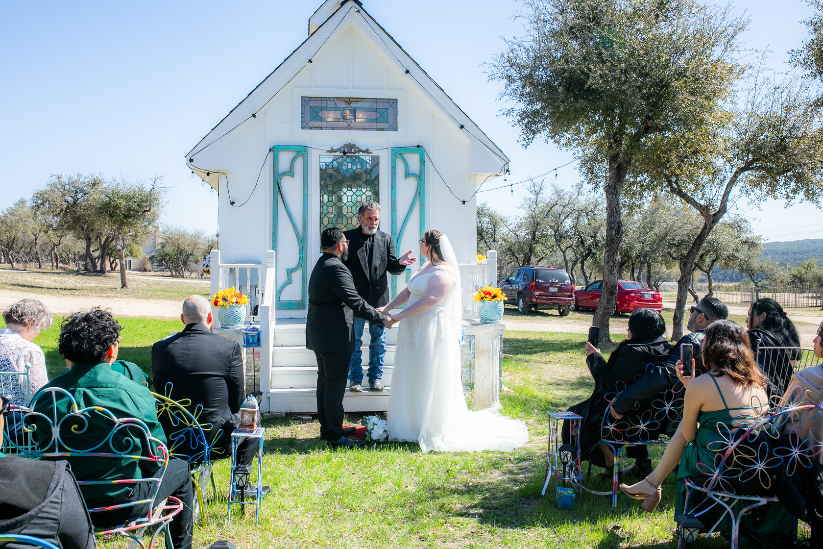 Chapel of Love ATX little white wedding chapel Austin Texas