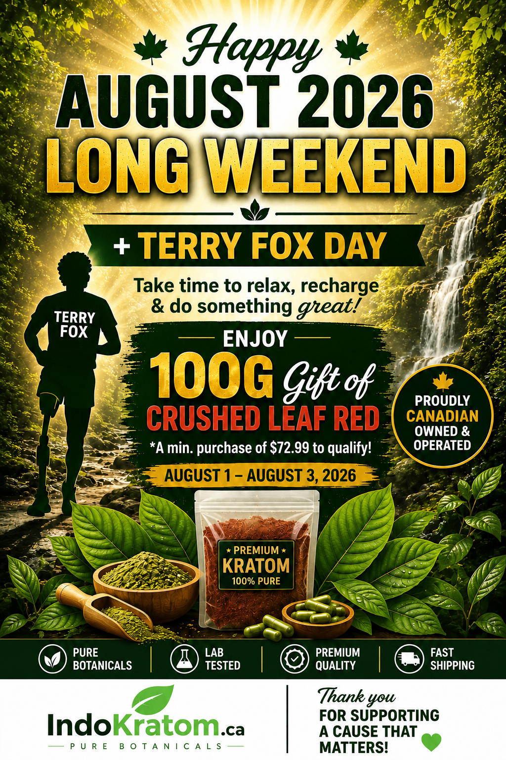August Long Weekend Special